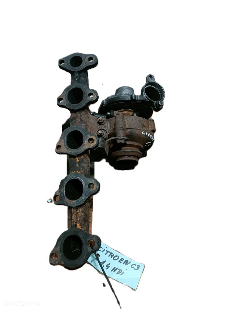 CITROEN C3 I 02-09 1,4 HDI turbina turbo turbosprężarka 9657571880 * - 6