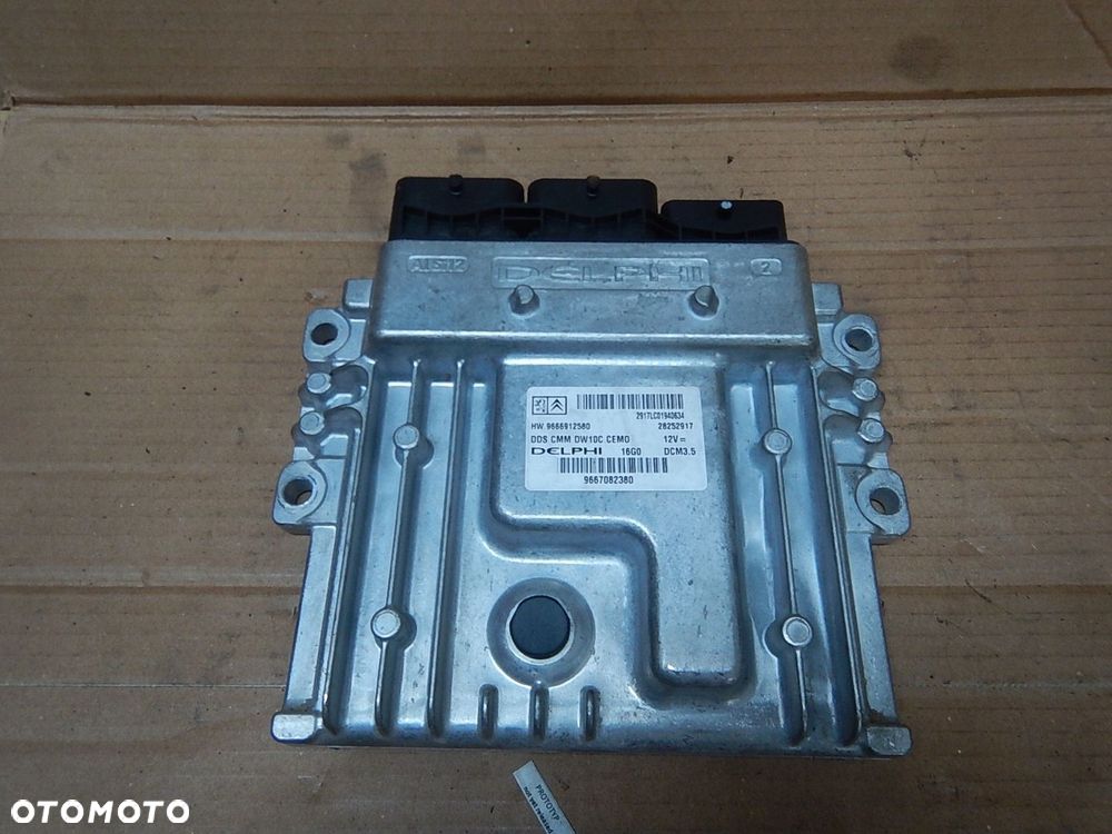 PEUGEOT CITROEN ECU 2.0 HDI 9666912580 STEROWNIK - 1
