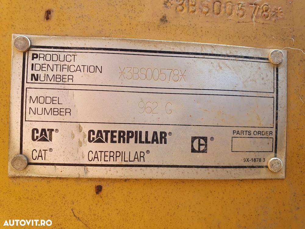Pentru Piese , Incarcator frontal, Caterpillar 962 G,  For Parts - 2