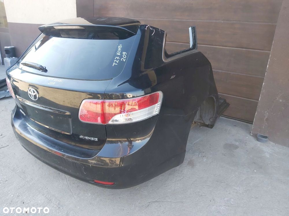 Toyota Avensis T27 KOMBI kompletny tył zderzak klapa lampa ćwiartka pas - 12