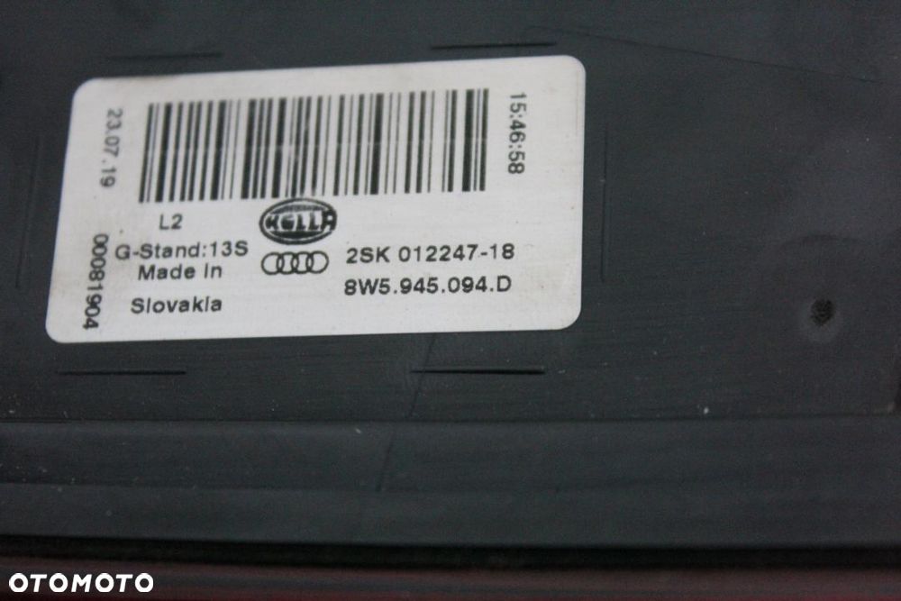 LAMPA TYLNA PRAWA AUDI A4 B9 SEDAN 8W5945094D 2019 - 3