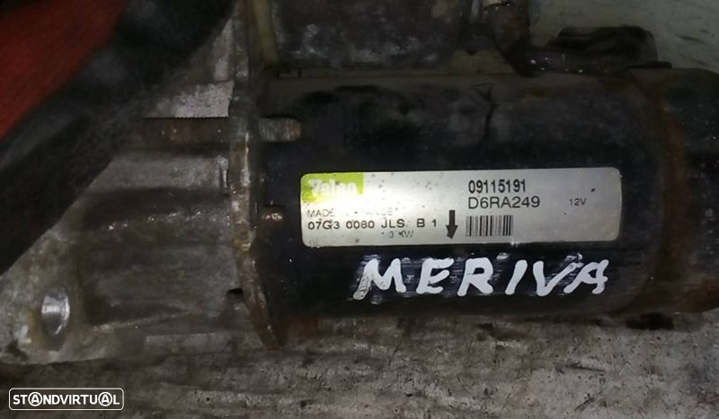 Motor De Arranque Opel Meriva A Veículo Multiuso (X03) - 2