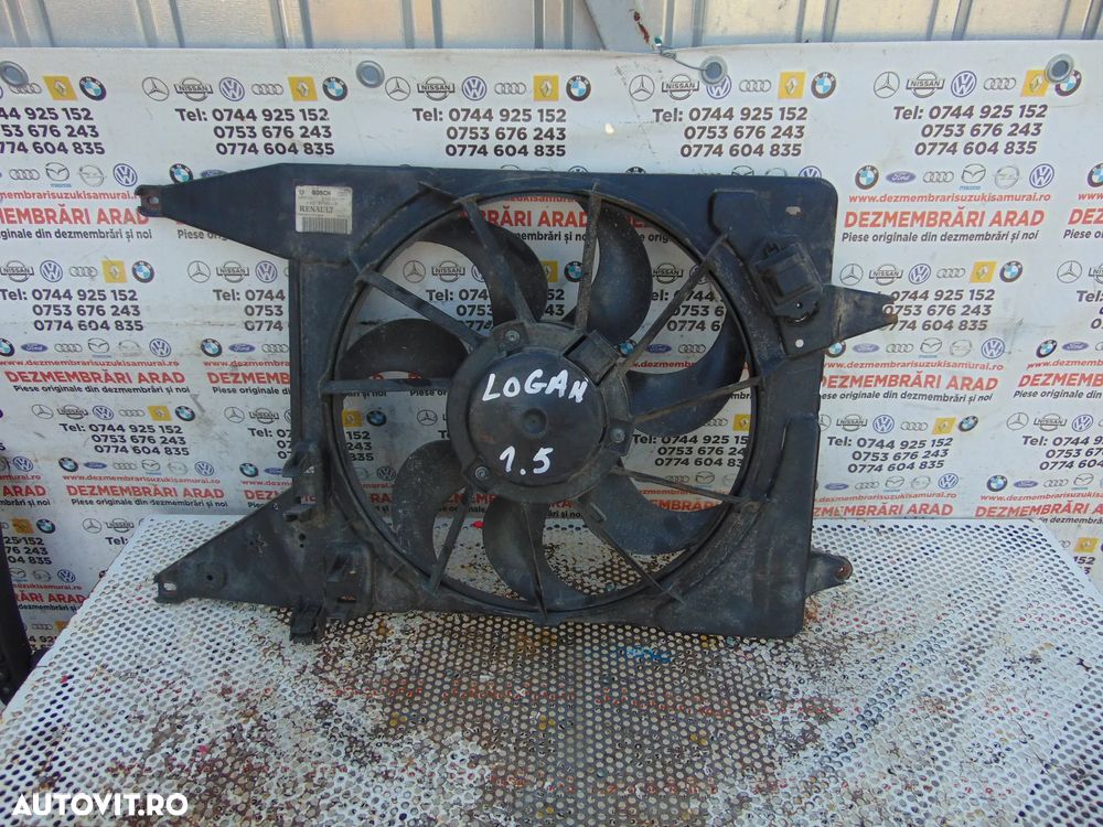 Ventilator dacia Logan 1.5 2004-2008 cod 8200765566 - 1