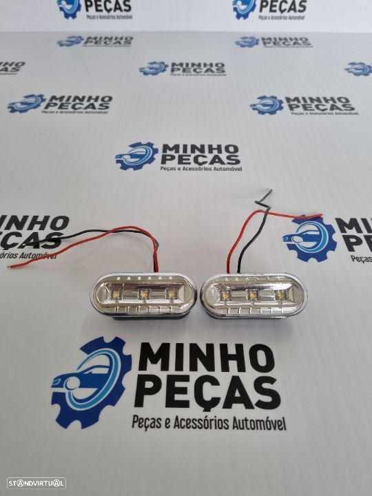Piscas Laterais Led Cromados Vw Golf 3/4 - 2