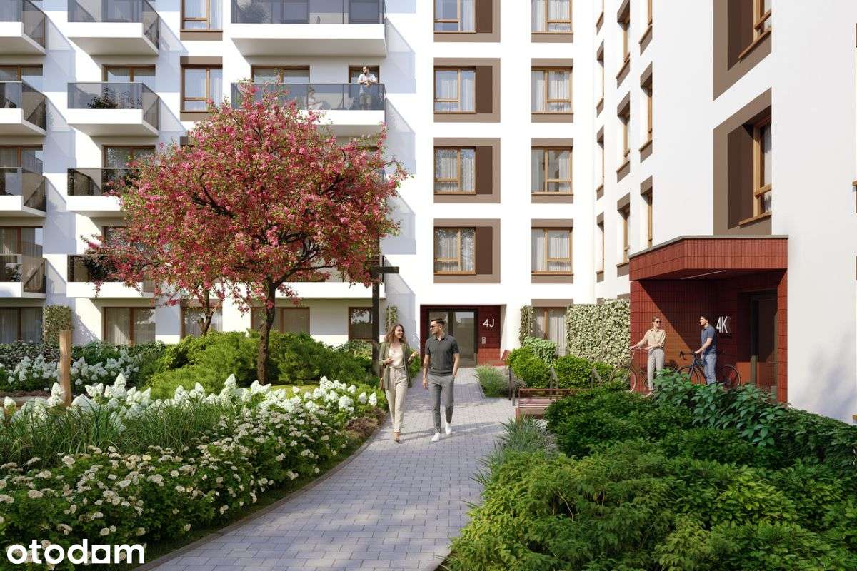2-pokojowe mieszkanie 37m2 + balkon Bez Prowizji