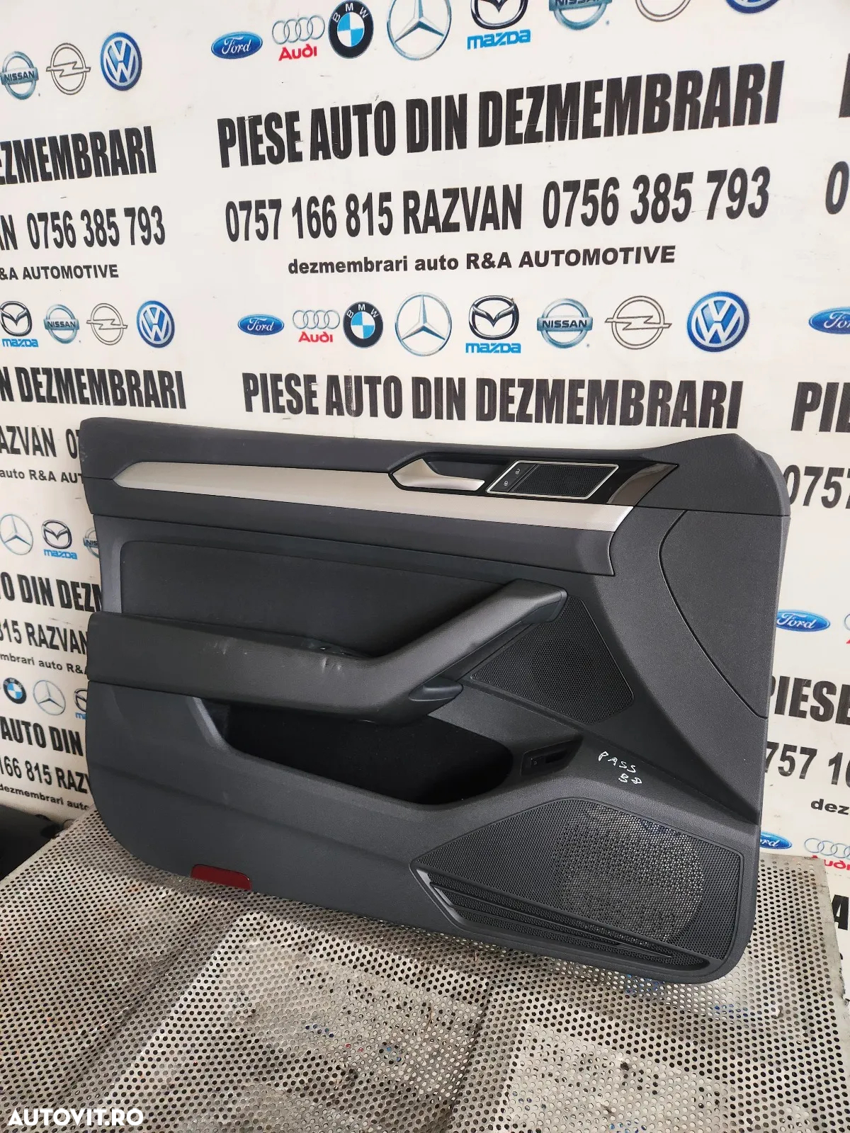 Fata Tapiterie Usa Cu Butoane Geamuri Electrice Stanga Fata Vw Passat B8 - Dezmembrez Arad - 3
