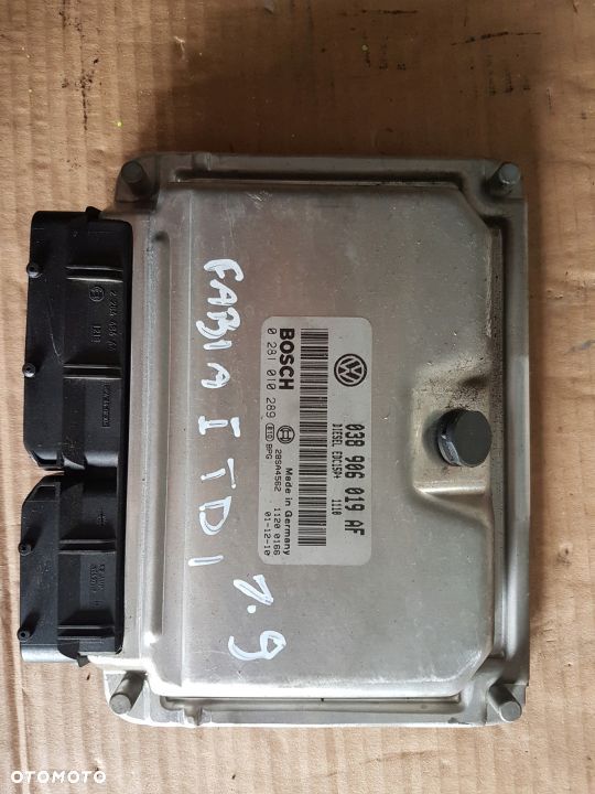 Komputer Skoda Fabia I 1.9 TDI 038906019AF - 1