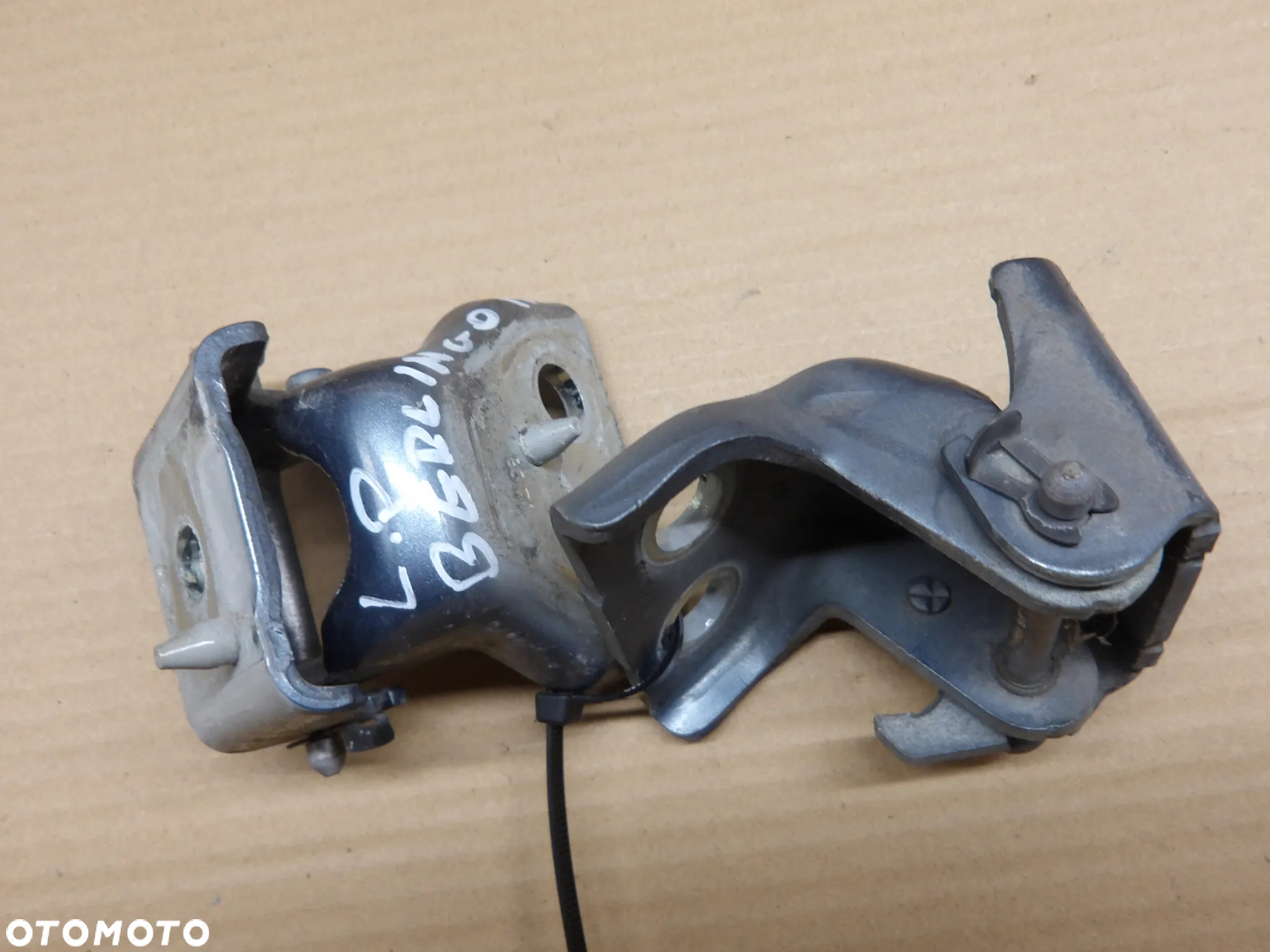 CITROEN BERLINGO II LIFT 12-18 1.6B ZAWIAS DRZWI PRAWY LEWY PRZÓD - 4