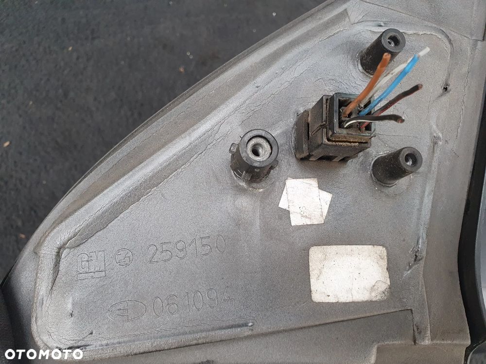 OPEL ASTRA II G LUSTERKO ZEWNĘTRZNE PRAWE ELEKTRYCZNE 5PIN Z282 E1010534 259150 - 4