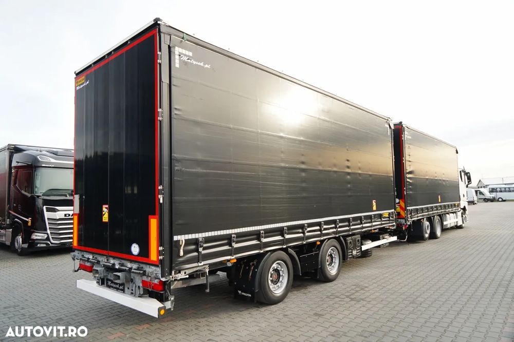 MAN TGX 26.480 / COMBINAȚIE TANDEM 120 M3 / TRAVERSE / MEGA / 6X2 / I-PARK COOL / PUNȚĂ RIDICATĂ / CĂPTUȘEALĂ CĂRUȚ / + REMORCĂ WIELTON / PUNȚI SAF - 5