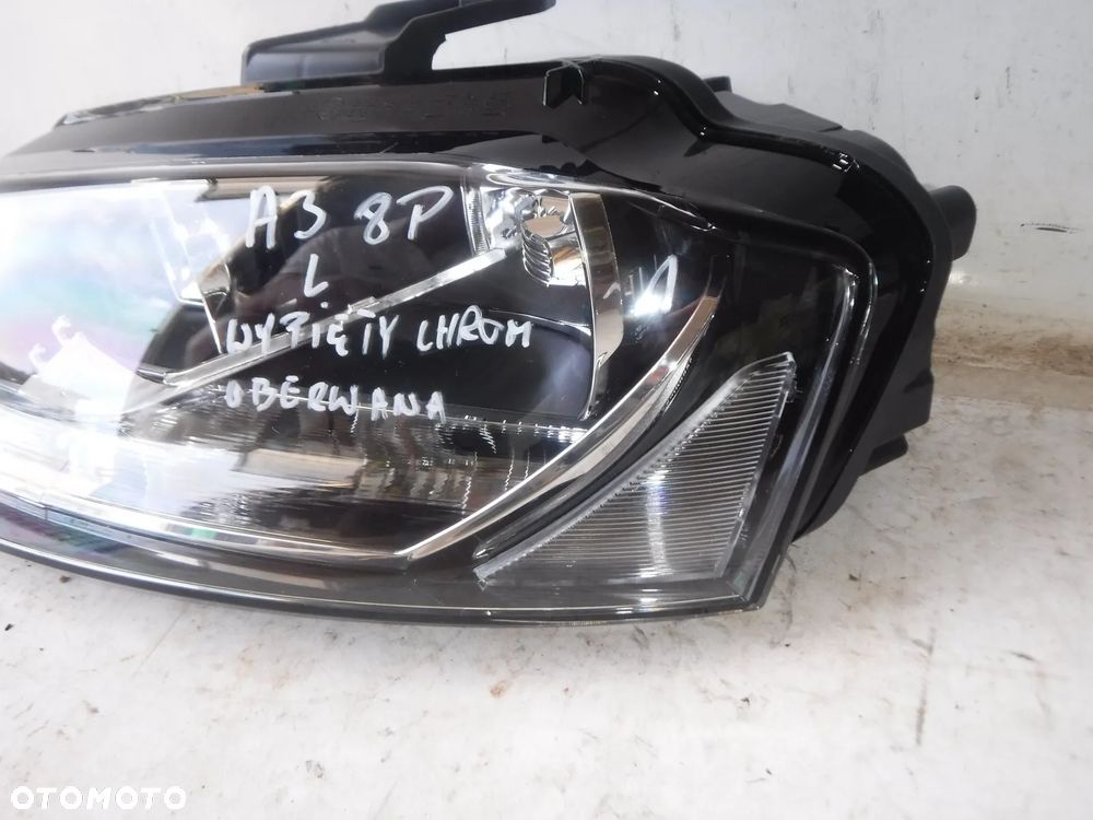 audi a3 8p lampa przód lewa przednia nowa z uszk - 8