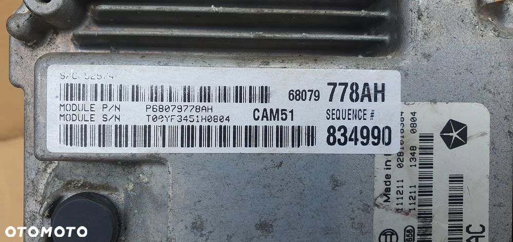 Komputer sterownik silnika Jeep Grand Cherokee IV WK2 3.0 CRD P05150625AC P68079778AH - 5