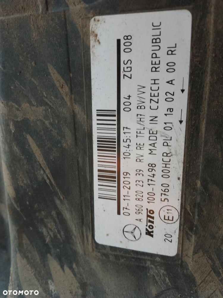 lampa reflektor mercedes actros mp4 a9608202339 - 8