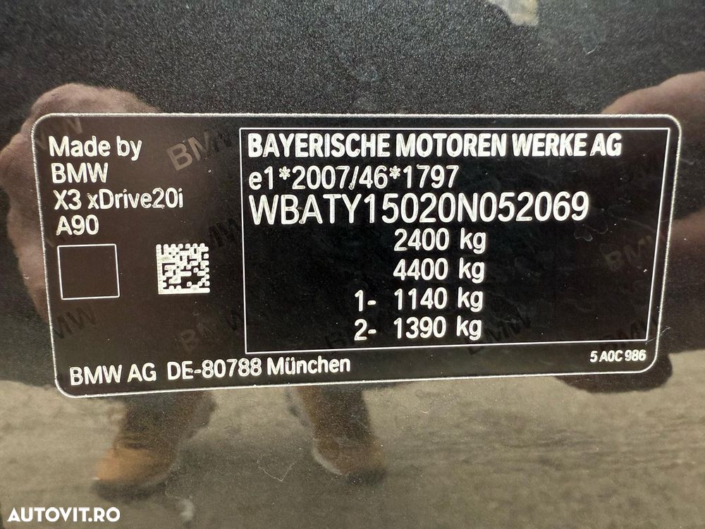 BMW X3 xDrive20i Aut. Luxury Line - 39