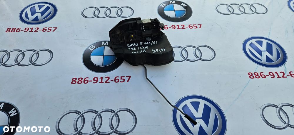 BMW 5 E60 E61 Zamek drzwi tył lewy Zamek tylny lewy 7167069 - 1