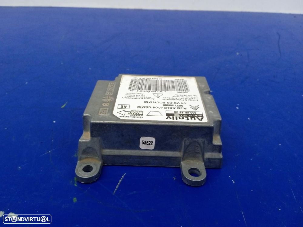 CENTRALINA AIRBAG CITROEN BERLINGO / BERLINGO FIRST LIMUSINA 2002 -9653190880 - 2