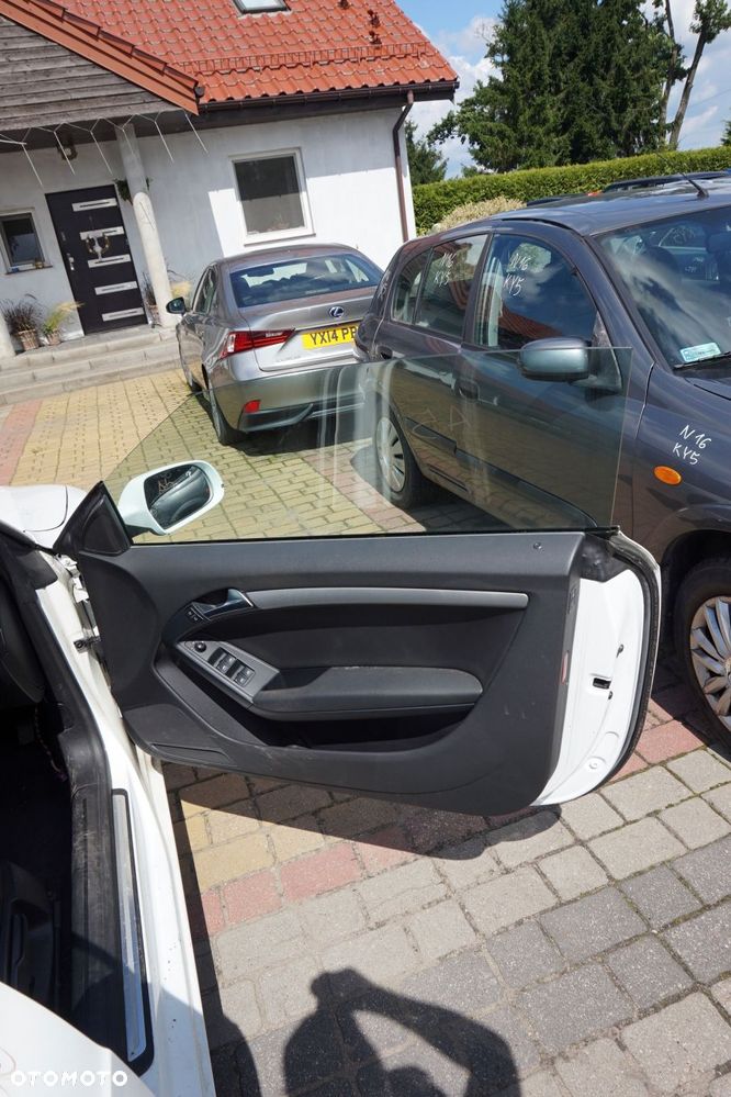 DRZWI PRZEDNIE PRAWE A5 I 8T CABRIO LY9C  BIAŁY AUDI 2007-2016 - 8