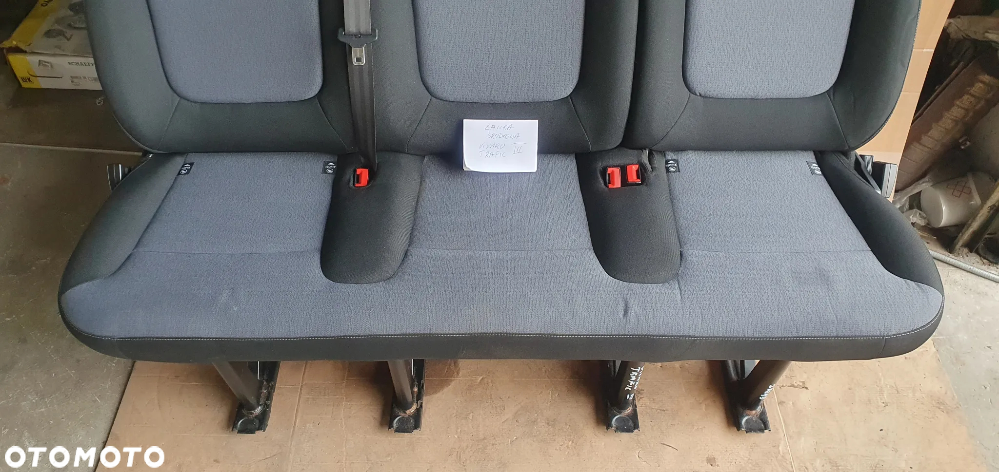 Fotel kanapa ławka tył tylna Renault Trafic III Vivaro B 14- - 3