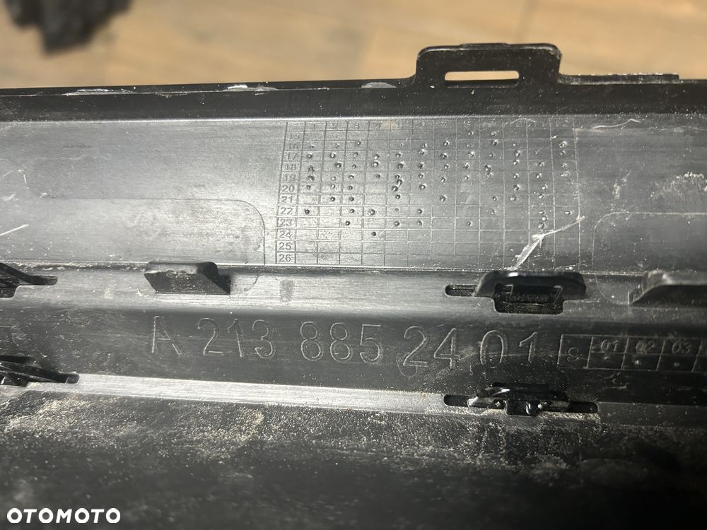 A2138852401 MERCEDES E-KLASA W213 AMG DYFUZOR SPOILER ZDERZAKA TYL KMP IGLA ORG - 3