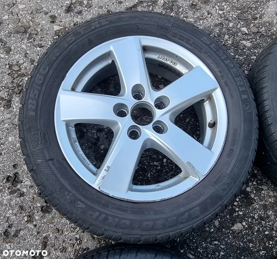 4x koła zima Audi A1 VW Seat Skoda Semperit Speed-Grip 2  185/60/15 185/60R15 5x100 - 4