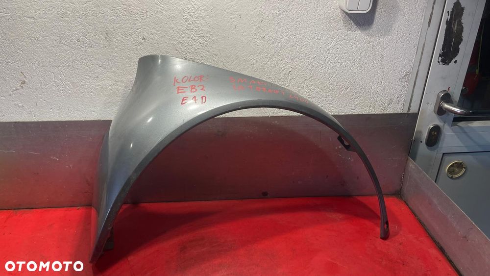 BŁOTNIK PRAWY TYŁ TYLNY SMART FORTWO KOLOR :EB2 EAD - 1
