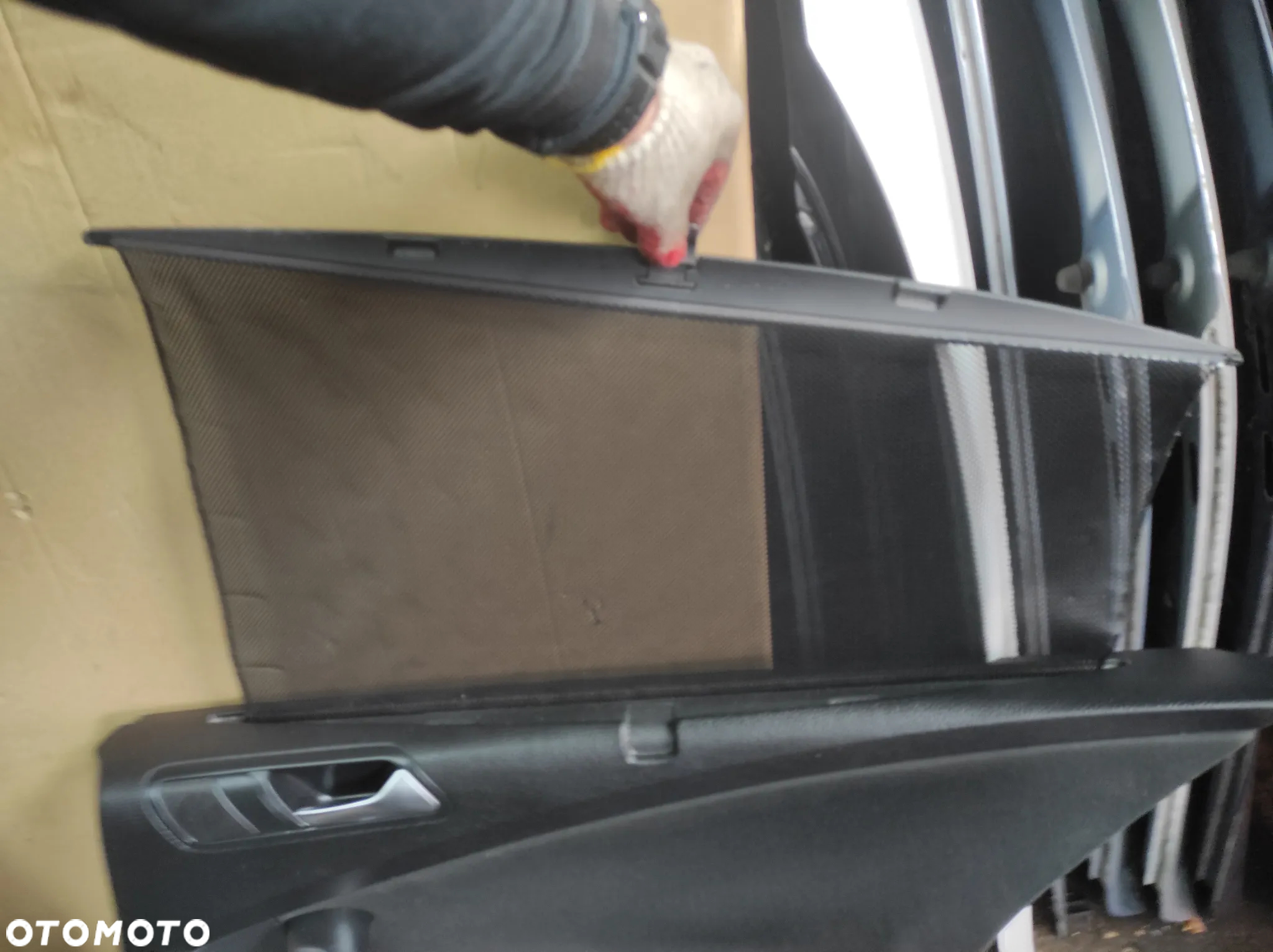 VW PASSAT B6 SEDAN BOCZEK BOCZKI TYLNE TYŁ ROLETKI PRZECIW SŁONECZNE CZARNY MATERIAŁ WYSYŁKA !!!!! - 4