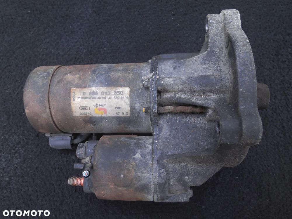 ROZRUSZNIK CITROEN PEUGEOT 1.1 1.4 1.6 BOSCH 0986013850 C2 C3 C4 XSARA 106 205 206 207 301 306 307 308 309 405 PARTNER FIAT QUBO FIORINO I INNE - 1