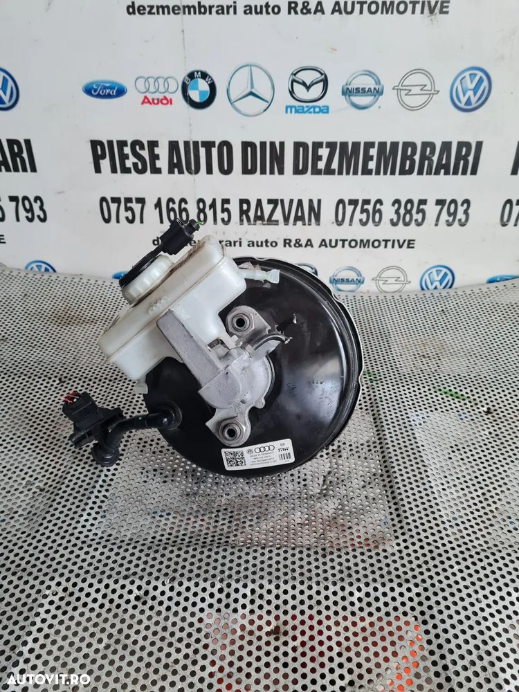 Pompa Frana Cu Tulumba Audi A4 B8 A5 Q5 An 2008-2009-2010-2011-2012-2013-2014-2015 Volan Stanga Cod 8K0612103N Dezmembrez Audi A5 Facelift 2.0 Tdi Automat Motor CJC Cutie Automata NYM Volan Stanga Xenon - 1