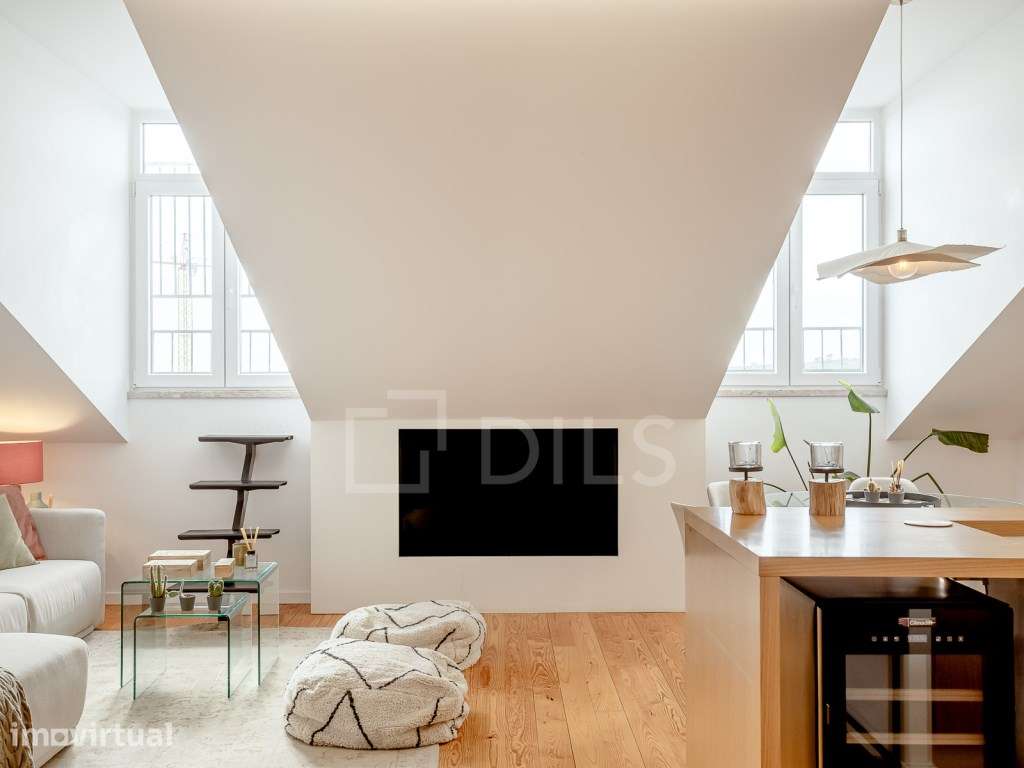 Apartamento T3 duplex com varanda e vista rio, em Santos - Grande imagem: 3/30