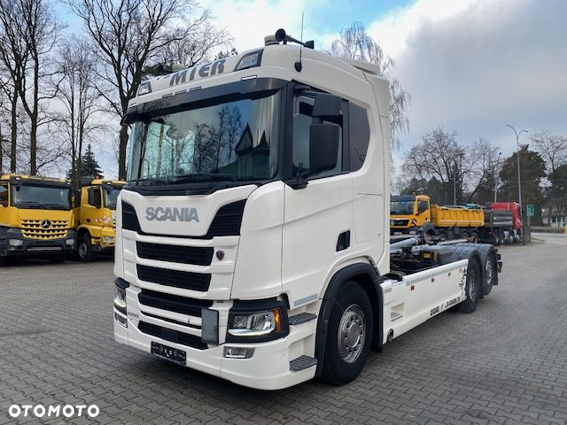 Scania R450 6x2 Hakowiec Meiller RS21, skrętna i podnoszona oś, 2018 r - 3