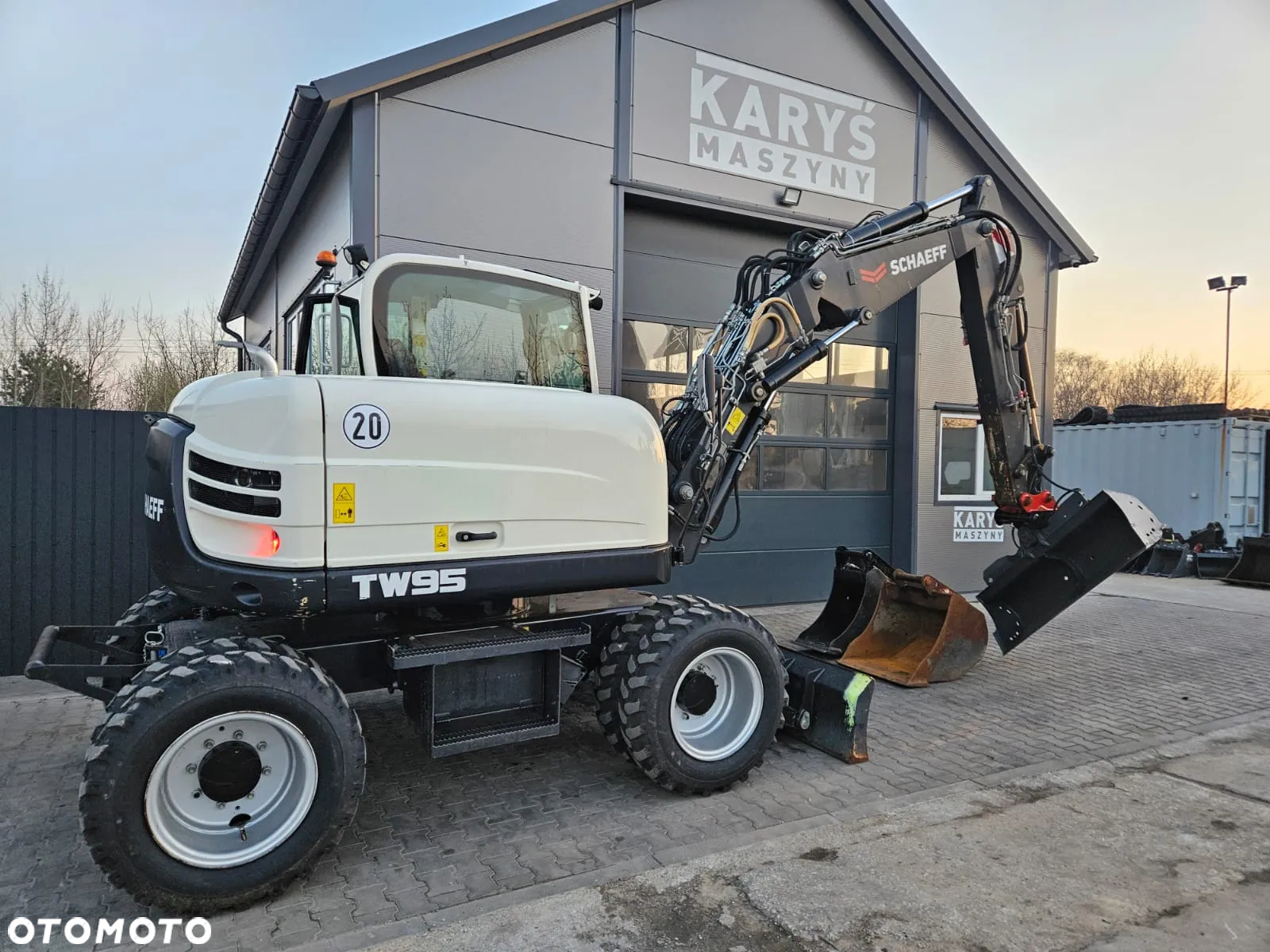 Terex KOPARKA KOŁOWA SCHAEFF TW95 TW 95 110 85  TEREX YANMAR 2019R 5000 MTG - 6