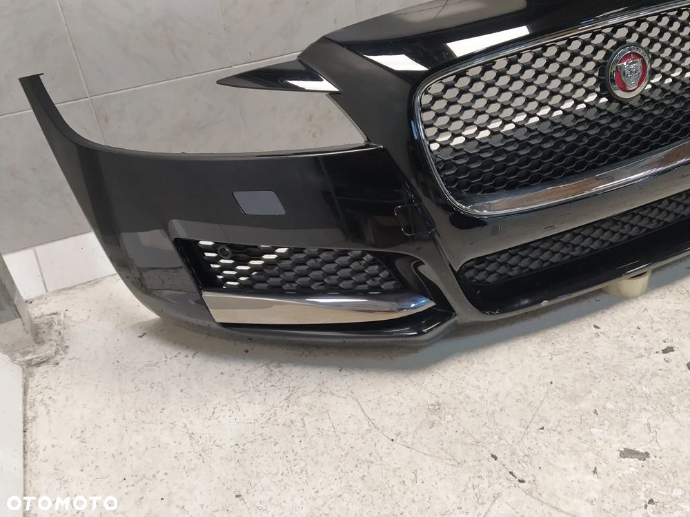 JAGUAR XF X260 ZDERZAK PRZÓD PRZEDNI KOMPLETNY 4XPDC SPRYSKIWACZE GRILL ATRAPA CHŁODNICY ZNACZEK ORYGINAŁ - 4