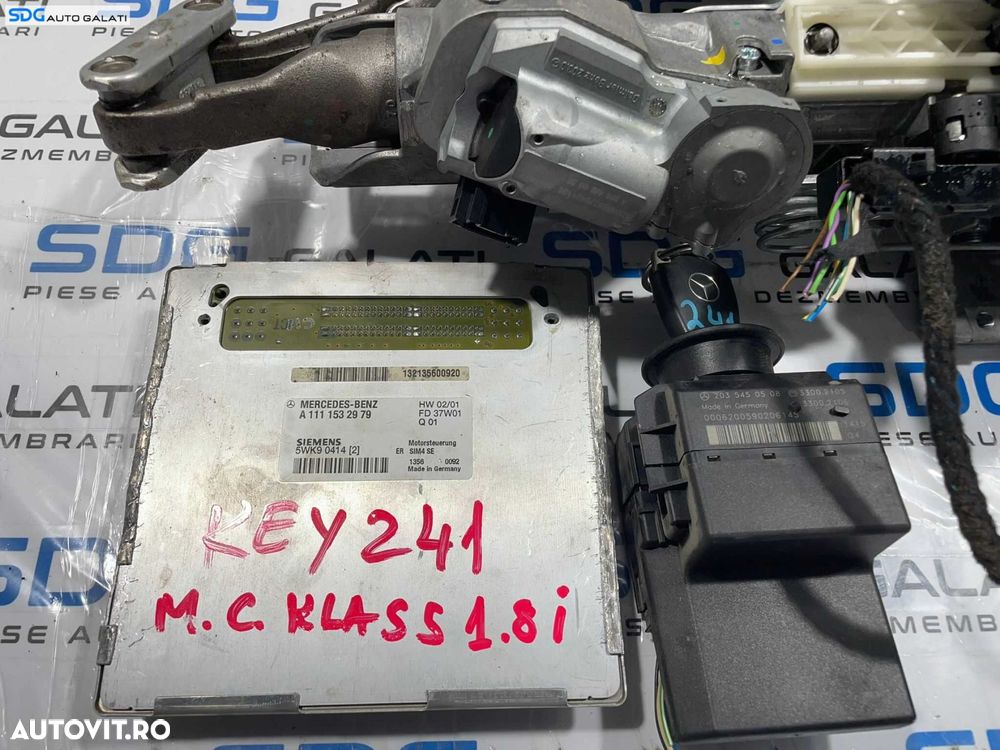 ECU Calculator Motor Ax Blocator Volan Citior Chei Cheie Imobilizator Mercedes Clasa C Class W203 1.8 Kompressor Benzina 2001 - 2007 Cod A1111532979 A2035450508 [L4583] [L4584] - 8