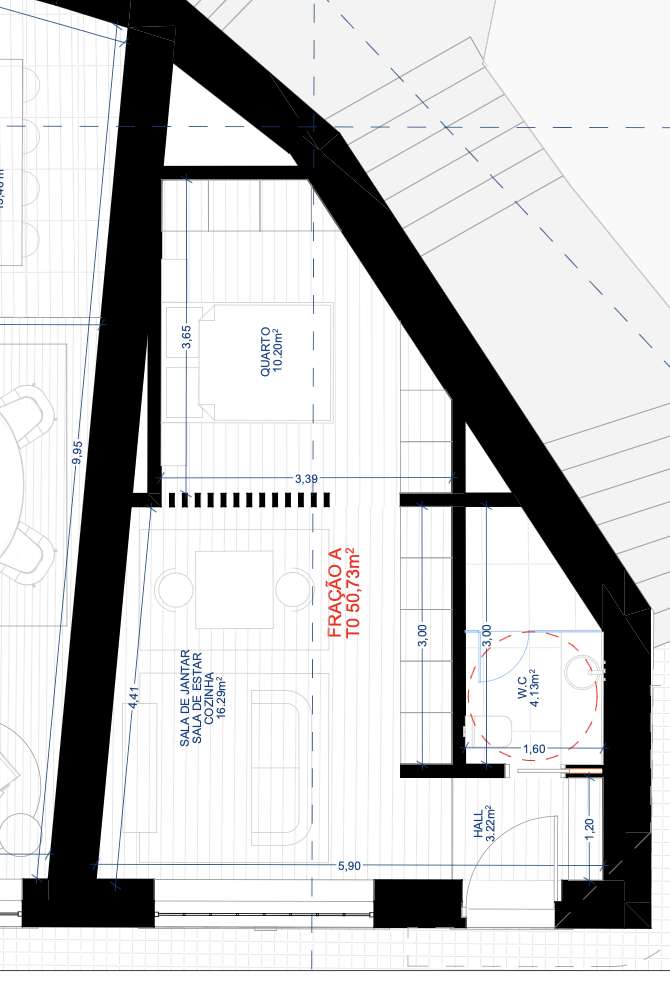 T0 NOVO EM GAIA | 50,73 m² | JUNTO AO CAIS DE GAIA - Grande imagem: 4/4