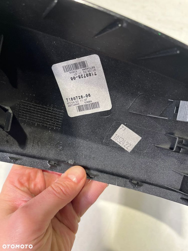 BMW E70 E71 OSŁONA NAKŁADKA OBUDOWA POKRYWA LUSTERKA PRAWA 7180726 - 4
