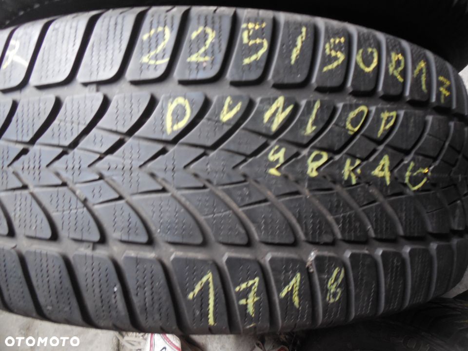 OPONY 225/50R17 DUNLOP SP WINTER SPORT 4D AO DOT 1718 6,5MM - 2