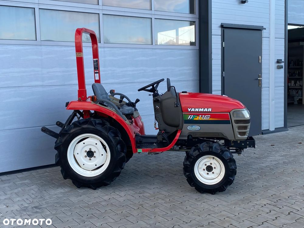 Yanmar AF120 Mini traktor Ciągnik Traktorek 4x4 + Ładowacz czołowy TUR Wspomaganie kierownicy Rewers - 3
