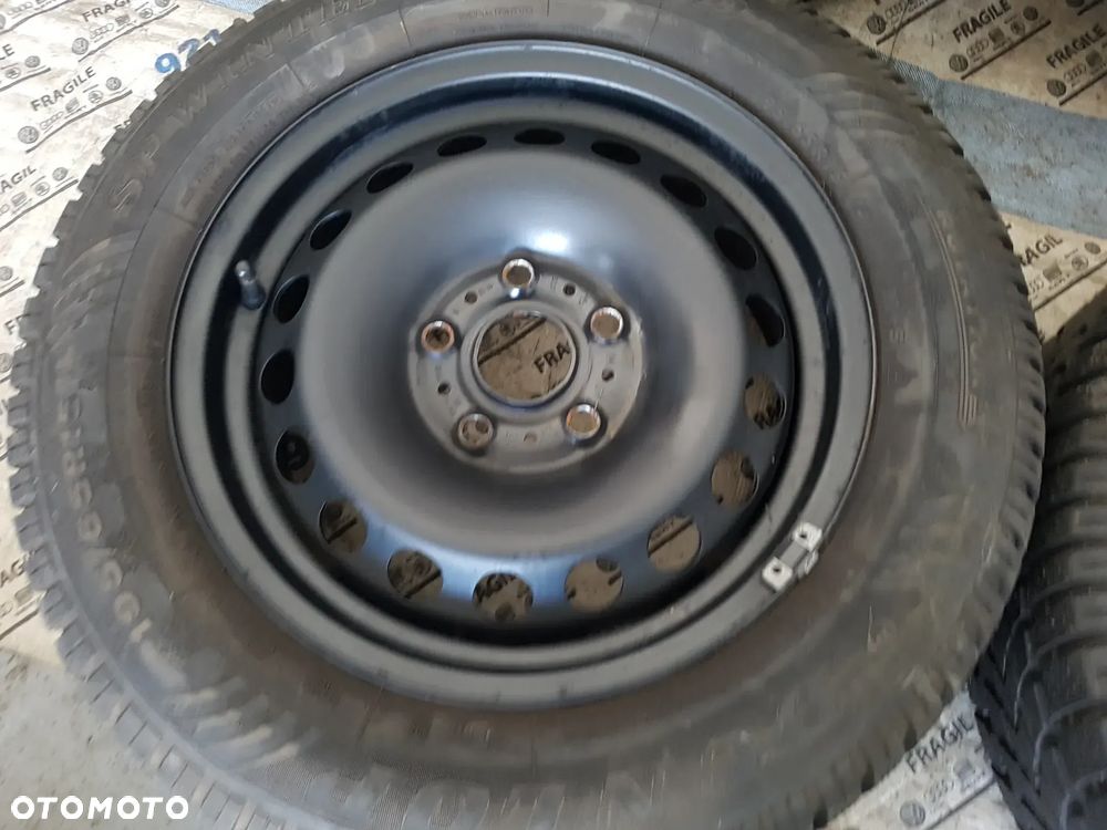 KOŁA ZIMOWE KOŁPAKI 195/65R15 VW TOURAN CADDY JETTA SKODA OCTAVIA AUDI  5X112 - 14