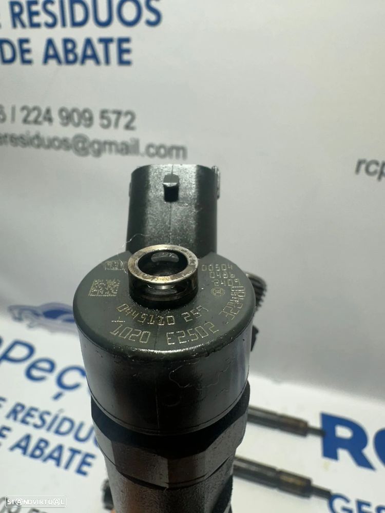 .Conjunto Injetores Bosch PSA BMW Mini Cooper D 1.6 HDI 110cv 9HZ 328480 0445110259 - 9