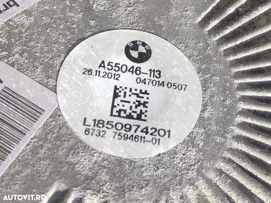 Electroventilator GMV climă bmw F10 F11 F01 535 d 750d 740d 640 F 13 - 2