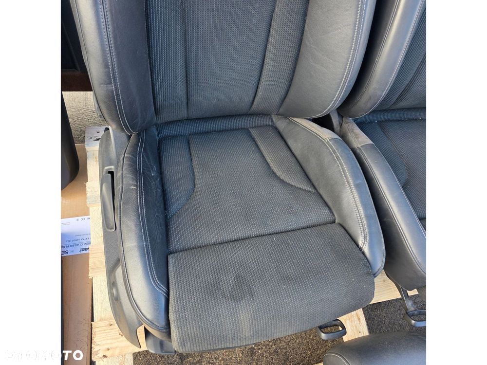 FOTEL FOTELE AUDI Q3 8U S LINE SKÓRA + MATERIAŁ KOMPLET ! - 12