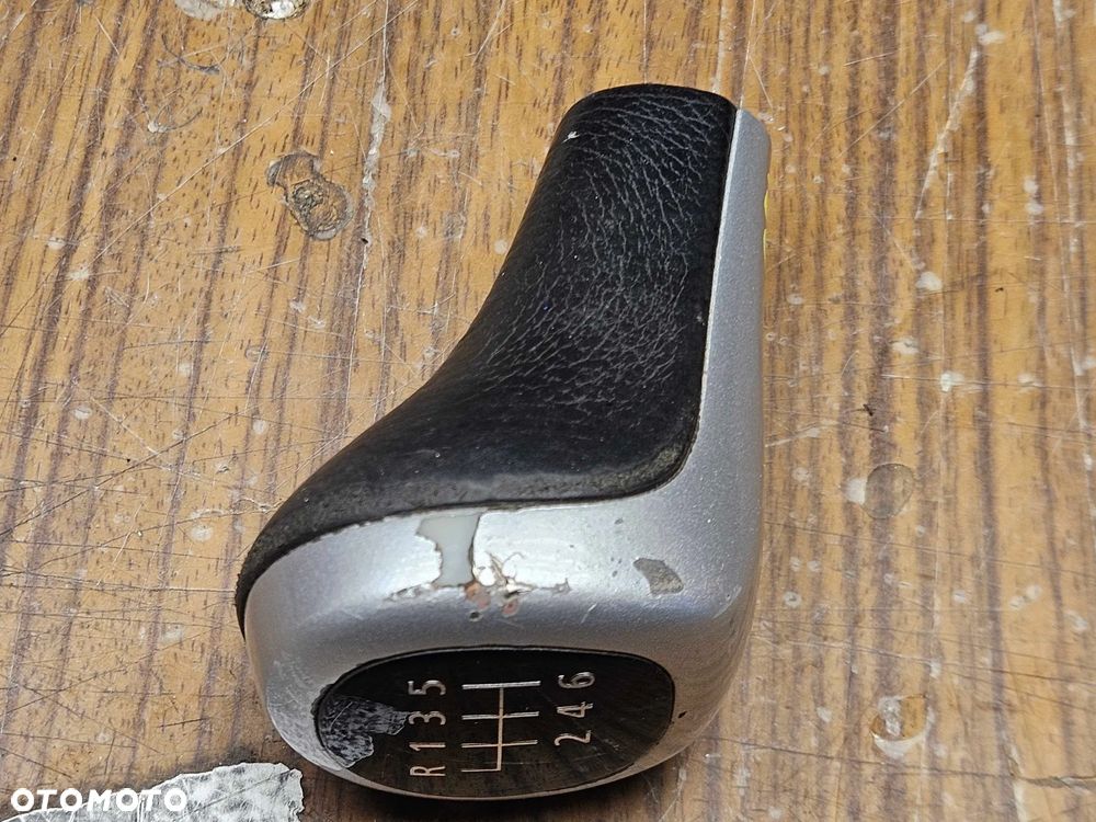 Gałka Mieszek Czarna Skóra Lewarek Zmiany 6 Biegów Manual BMW 3 E90 E91 E92 LCI Lift - 34