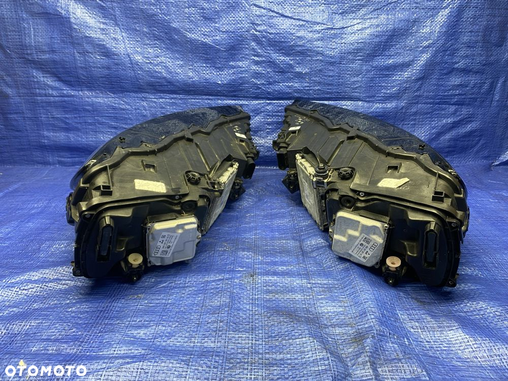 KOMPLET lamp FULL LED - LEWA PRAWA przód AUDI Q7 4M lampa przednia OEM - 7
