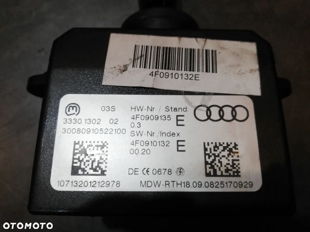 AUDI Q7 4L I STACYJKA KLUCZYK PILOT 4F0909135E 4F0909132E - 2