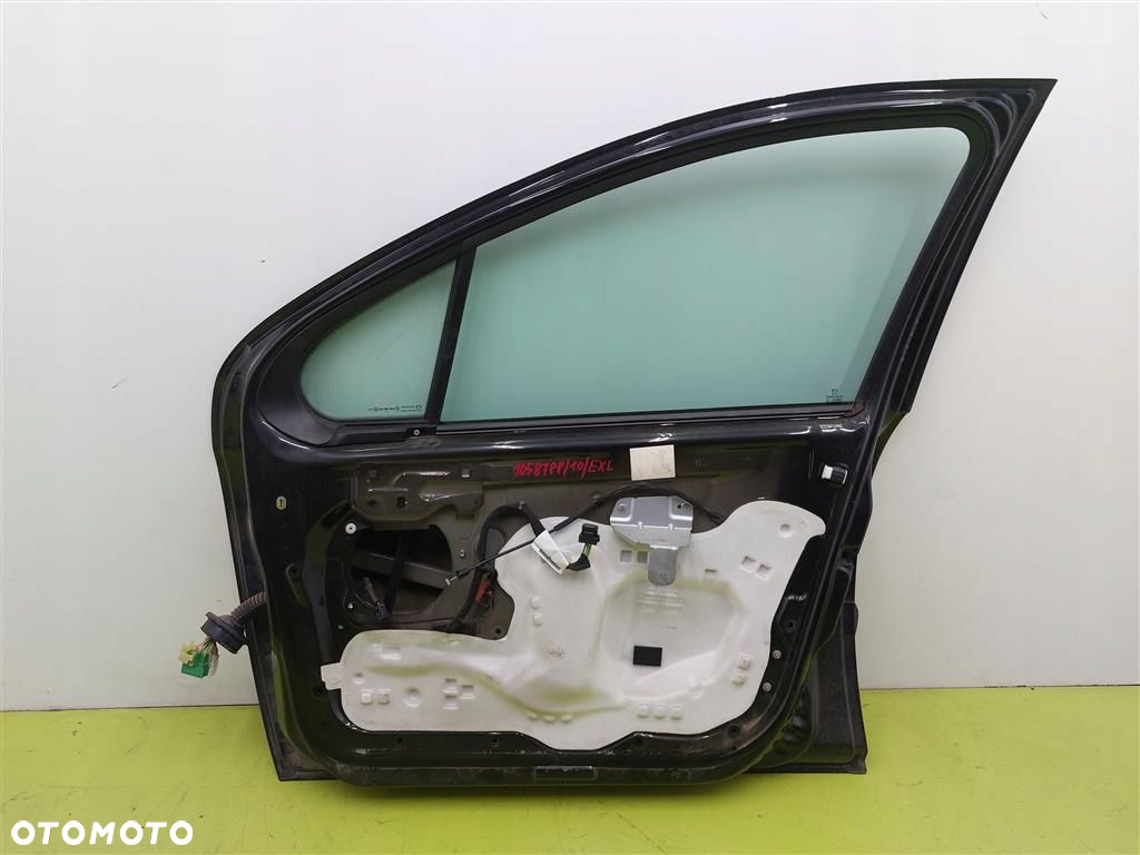 Drzwi przednie prawe przód Peugeot 207 5D 2006-2012 CZARNE EXL ORYGINAŁ - 3