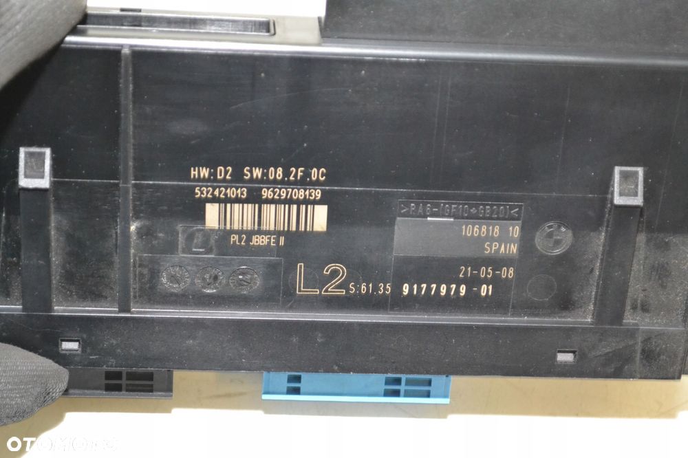 BMW E90 E92 E93 MODUŁ STEROWNIK KOMFORTU L2 9177979 - 5