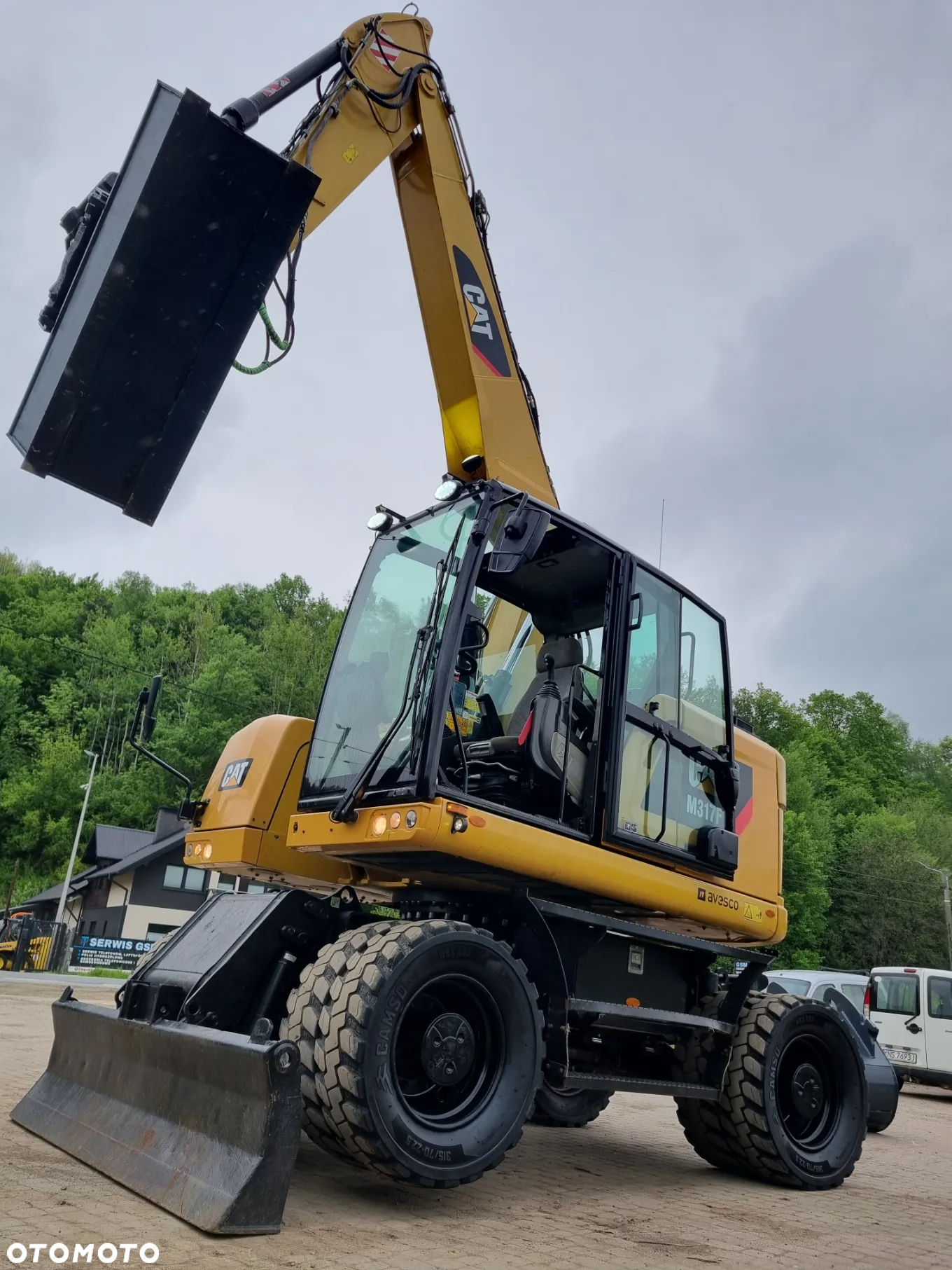Caterpillar M317F Koparka Gąsienicowa 19 ton z Głowicą Obrotowo-Uchylną Steelwrist X20 Jak Nowa Z Norwegii - 23