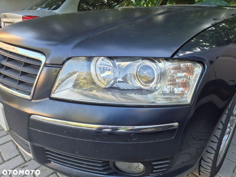 Przód Audi A8 D3 3.0 V6 TDI 02-08r. lz5d maska zderzak reflektory pas przedni z chłodnicami błotniki - 7