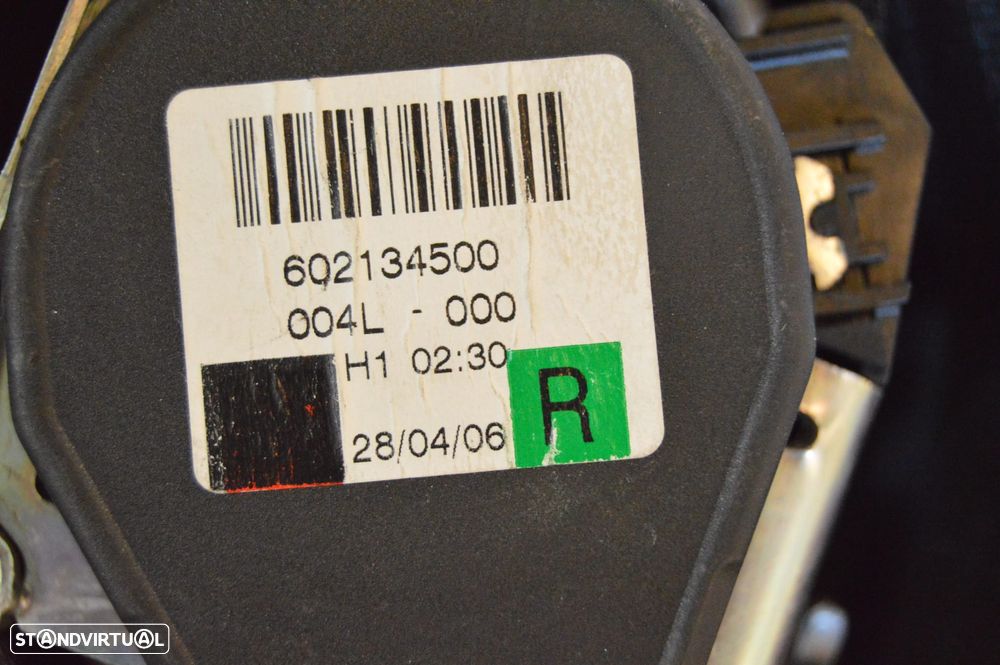 CINTO CINTOS SEGURANÇA ENCAIXE PRE TENSOR PRETENSOR 602134300 602134500 8P0857739 8P0857739B AUDI A3 8P 8PA SPORTBACK 2.0 TDI 170CV BMN - 5