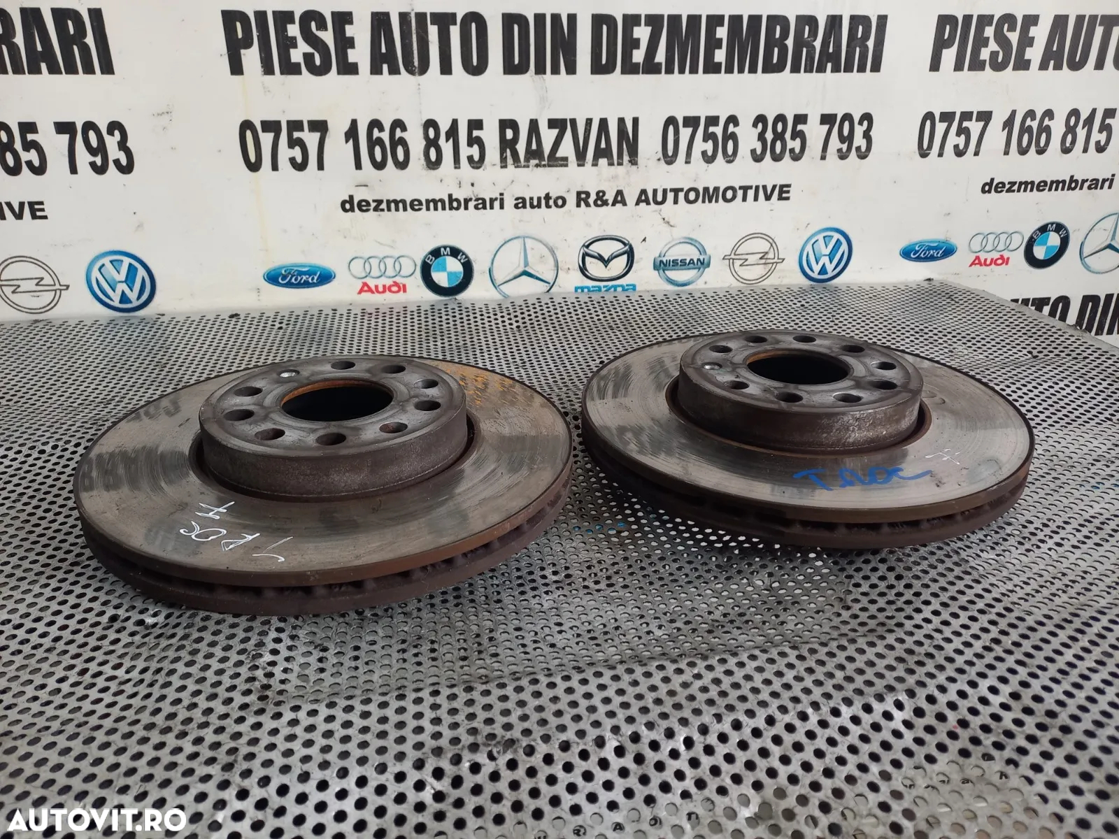Set Discuri Frana Fata Vw T-Roc 1.0 Benzina Diametru 28 cm Stare Buna Dezmembrez Vw T-Roc - Dezmemb - 5